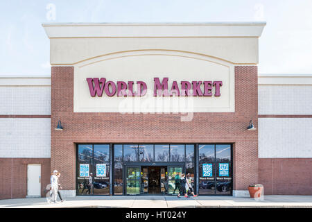 Fairfax, USA - February 18, 2017: World Market store exterior Stock Photo