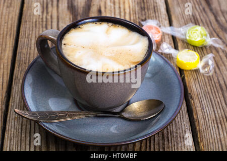 Colorful candy in cellophane wrappers Stock Photo