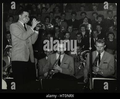 The Stan Kenton Orchestra in concert, 1956. Artist: Denis Williams Stock Photo