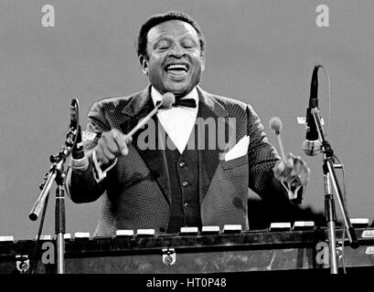 Lionel Hampton,  Knebworth, 1982.   Artist: Brian O'Connor. Stock Photo