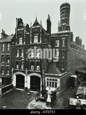 Kentish Town Fire Station, No 3a Fortress Walk, St Pancras, London, 1903. Artist: Unknown. Stock Photo