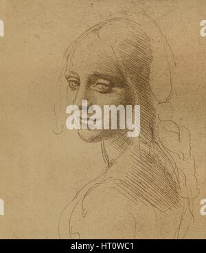 Speed Draw Leonardo's Study of the Angel's Head [Outline] by LZM Studio -  LZM Studio