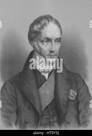 George Hamilton Gordon, 4th Earl of Aberdeen, British statesman, c1843 (1936). Creator: Unknown. Stock Photo
