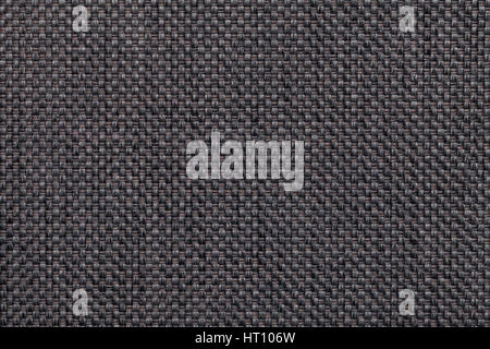 Dark gray textile background closeup. Structure of the fabric macro. Stock Photo