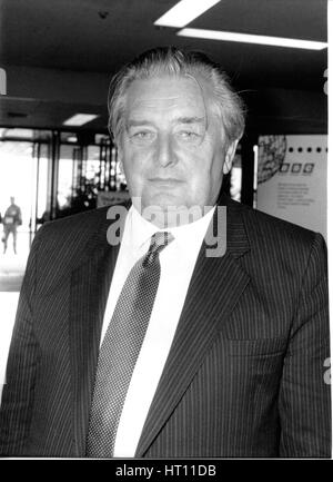 Geraint Howells, Liberal party Member of Parliament for Ceredigion and Pembroke, attends the party conference in Brighton, England on September 14, 1989. Stock Photo