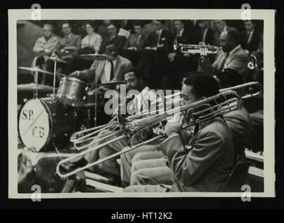 The Count Basie Orchestra in concert, c1950s. Artist: Denis Williams Stock Photo