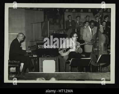 The Stan Kenton Orchestra in concert, 1956. Artist: Denis Williams Stock Photo