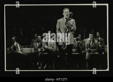 The Stan Kenton Orchestra in concert, 1956. Artist: Denis Williams Stock Photo