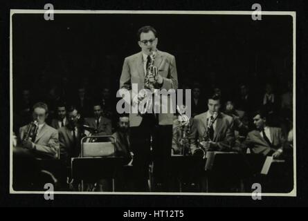 The Stan Kenton Orchestra in concert, 1956. Artist: Denis Williams Stock Photo