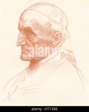 Cardinal Manning, ,c1857-1903, (c1903).  Artist: Alphonse Legros Stock Photo