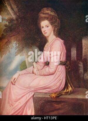 Caroline Countess Carisle, 18th century, (1913). Artist: Jules Simon Payrau Stock Photo