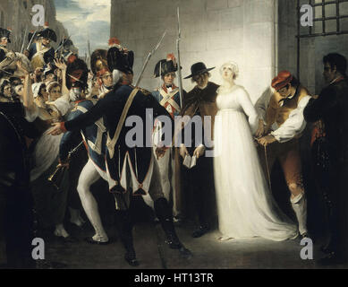 Marie Antoinette Being Taken to Her Execution on 16 October 1793, 1794. Artist: Hamilton, William (1751-1801) Stock Photo