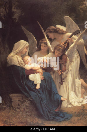 William Adolphe Bouguereau, Virgin and Child, painting, 1888 Stock
