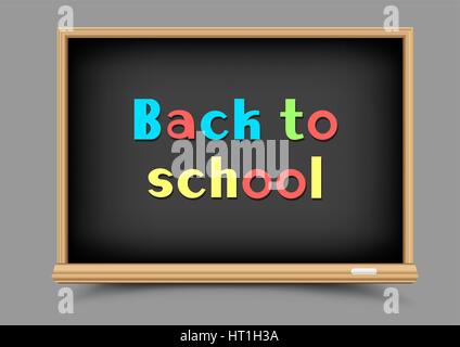 multicolor back to school Stock Vector