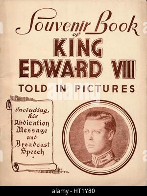 Souvenir Book of King Edward VIII: Told in Pictures, 1937. Artist: Unknown Stock Photo