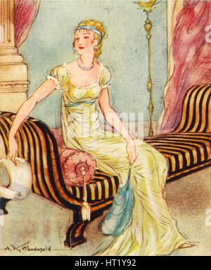 Madame Recamier, (1777-1849), 1937. Artist: Alexander K MacDonald Stock Photo