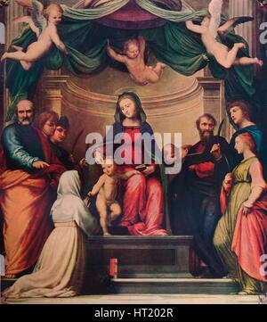 The Mystic Marriage of Saint Catherine of Siena Stock Photo - Alamy