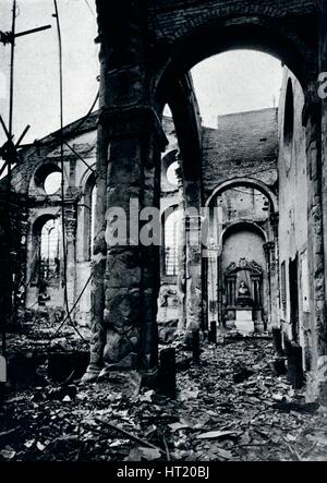 Air raid damage at Church of St Mildred, Bread Street, City of London ...