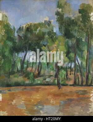 'Povencal Landscape', late 1880s. Artist: Paul Cezanne. Stock Photo