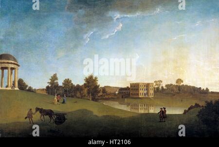 'Halswell House, Somerset', 1764. Artist: John Inigo Richards Stock Photo