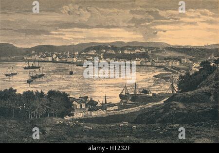 View of Oban, late 19th century. Artist: Unknown. Stock Photo