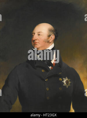 Portrait of Prince Frederick Augustus, Duke of York and Albany (1763-1827). Artist: Lawrence, Sir Thomas (1769-1830) Stock Photo