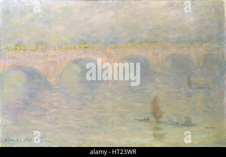 Waterloo Bridge, Sunlight Effect, 1899-1901. Artist: Monet, Claude (1840-1926) Stock Photo