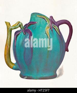 'Chinese Wine-Pot with coloured glazes', c1680. Artist: Unknown. Stock Photo