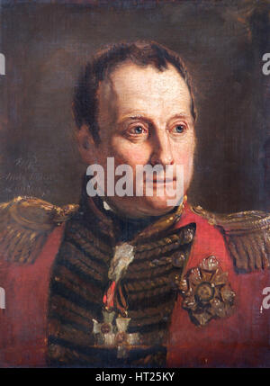 Portrait of General Rowland Hill, British soldier, 1821. Artist: Jan Willem Pieneman. Stock Photo