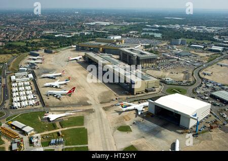 Birds eye view of Heathrow, London, England Stock Photo: 17665952 - Alamy