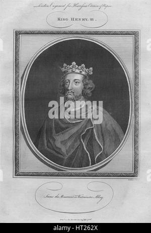 King Henry III, 1786.  Artist: Anon. Stock Photo