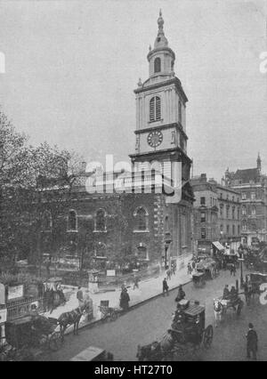 Church of St Botolph-without-Bishopsgate, City of London, c1890 (1911). Artist: Pictorial Agency. Stock Photo