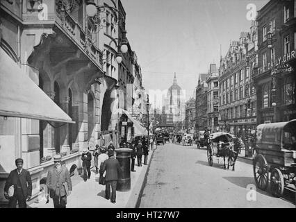Fleet Street, City of London, c1900 (1911). Artist: Pictorial Agency. Stock Photo