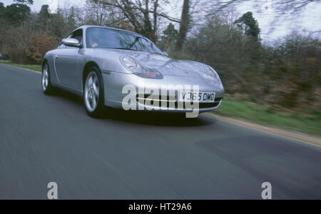 1999 Porsche 911 Carrera 4. Artist: Unknown. Stock Photo