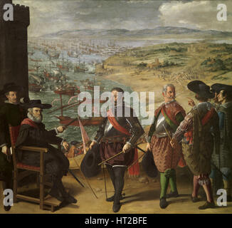 The Defense of Cadiz against the English, 1625, 1634-1635. Artist: Zurbarán, Francisco, de (1598-1664) Stock Photo