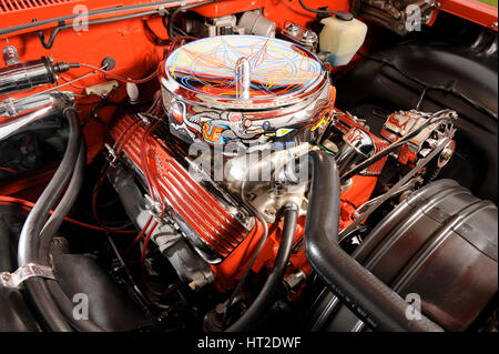 Chevrolet Impala Bubble top 1959. Artist: Simon Clay. Stock Photo