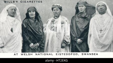 'At Welsh National Eisteddfod, Swansea', 1926 (1937). Artist: Unknown. Stock Photo