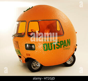 1972 Mini Outspan Orange Artist: Unknown. Stock Photo