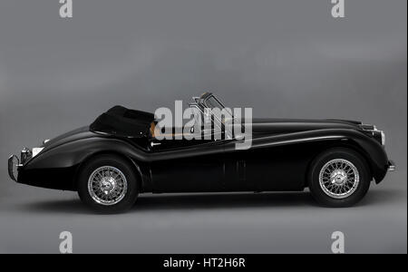 1954 Jaguar XK120 SE Artist: Unknown. Stock Photo