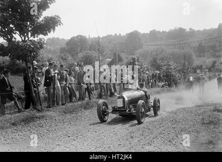 Bugatti Type 35, Bugatti Owners Club Hill Climb, Chalfont St Peter, Buckinghamshire, 1935. Artist: Bill Brunell. Stock Photo