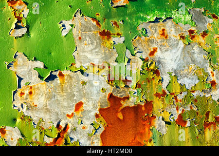 Rusty flaking pattern Stock Photo