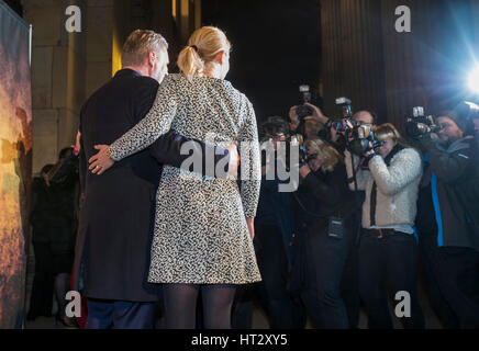 Berlin, Germany. 06th Mar, 2017. Former German President Christian WULFF with wife Bettina Man Doki Soulmates und Wings of Freedom concert in Berlin, Germany am 06.03.2017 Credit: Peter Schatz/Alamy Live News Stock Photo