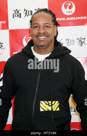 Chiba, Japan. 7th Mar, 2017. Juliana Ramirez, wife of Manny Ramirez former  outfielder for the Boston Red Sox arrives at Narita International Airport  on March 7, 2017, Chiba, Japan. Manny Ramirez answered