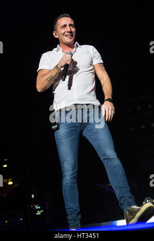 Milan Italy. 06th March 2017. The Italian pop band MODÀ performs live on stage at Mediolanum Forum during the 'Passione Maledetta - Palasport Tour 2017' Credit: Rodolfo Sassano/Alamy Live News Stock Photo