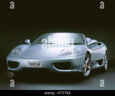 2001 Ferrari 360 Modena spider. Artist: Unknown. Stock Photo