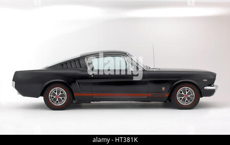 1966 Ford Mustang 289 GT. Artist: Unknown. Stock Photo