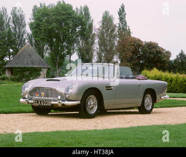 1964 Aston Martin DB5 volante. Artist: Unknown. Stock Photo