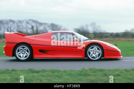 1996 Ferrari F50. Artist: Unknown. Stock Photo