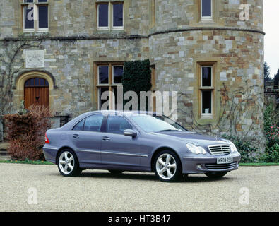 2004 Mercedes Benz C230 Kompressor. Artist: Unknown. Stock Photo