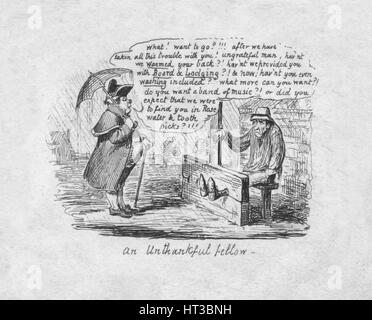 'An Unthankful Fellow', 1829. Artist: George Cruikshank. Stock Photo